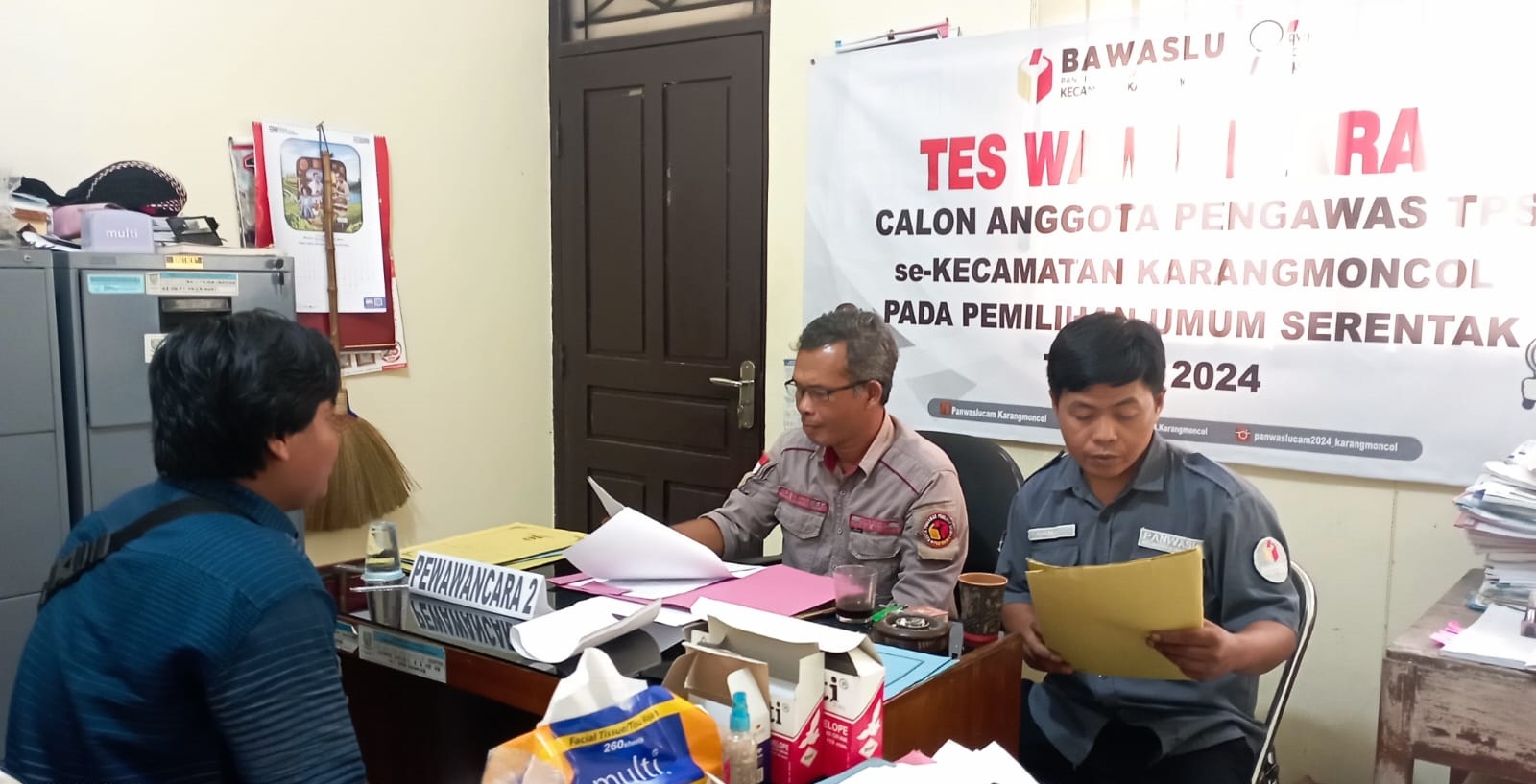 Dua Hari Berturut, 213 Calon PTPS Ikuti Seleksi Wawancara Di Karangmoncol