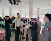 Pelantikan dan Pembekalan 229 PTPS di Kecamatan Bukateja: Mengawal Suksesnya Pemilu 2024