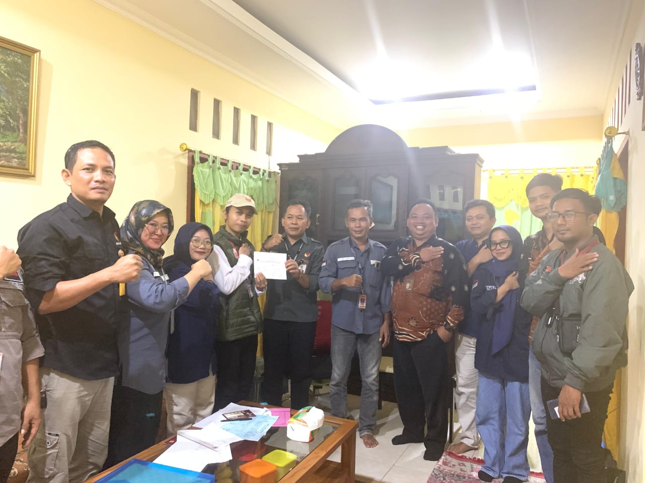 Panwaslucam Karang Moncol Awasi Langsung Coklit Tokoh