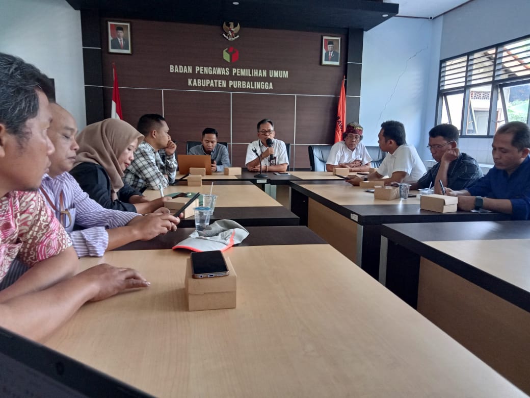 Jelang Pembentukan Pantarlih, Bawaslu Purbalingga Selenggarakan Rakor Pengawasan