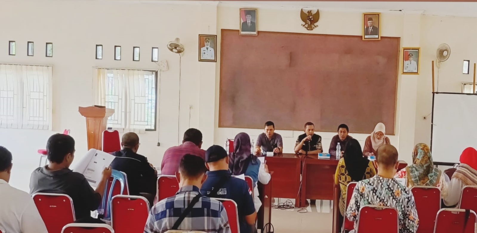 Panwaslu Kecamatan Purbalingga Gelar Rapat Koordinasi Pengawasan Pemutakhiran Data Pemilih
