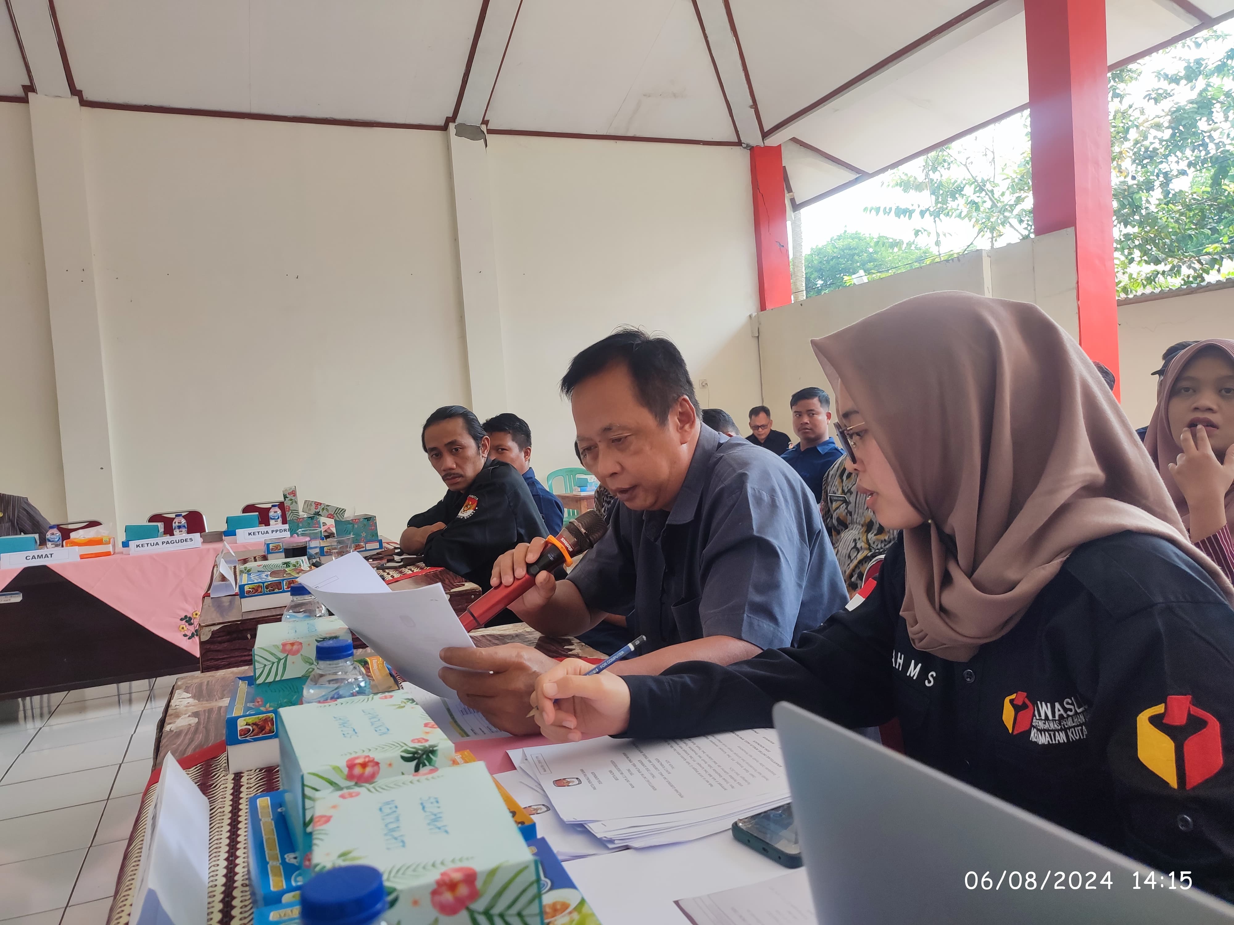 Rapat Pleno Terbuka DPHP, Panwascam Kutasari Sampaikan Temuan Data Ini...