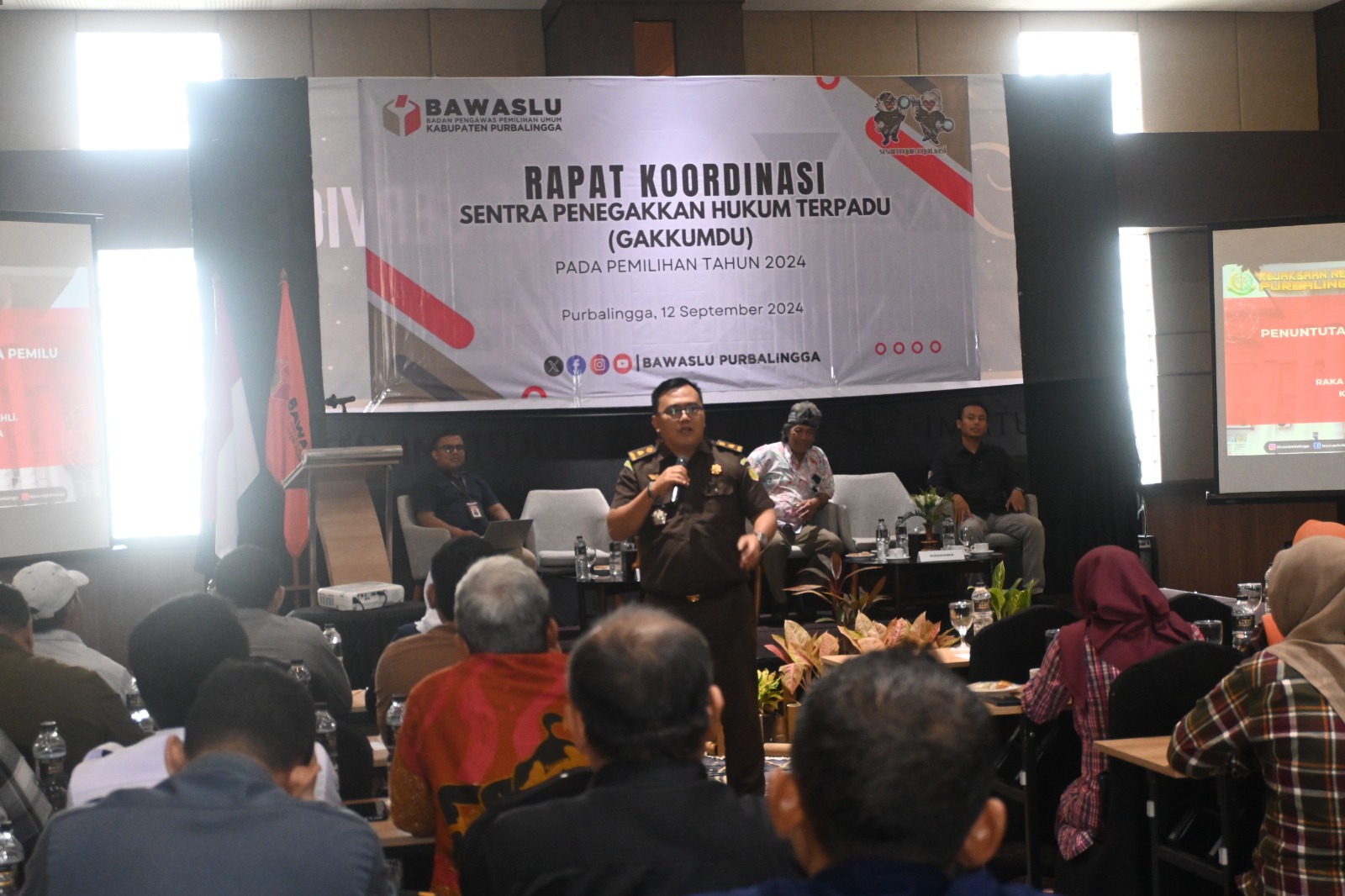 Perkuat Kapasitas Penanganan Pelanggaran Panwascam, Bawaslu Purbalingga Adakan Rakor Gakkumdu
