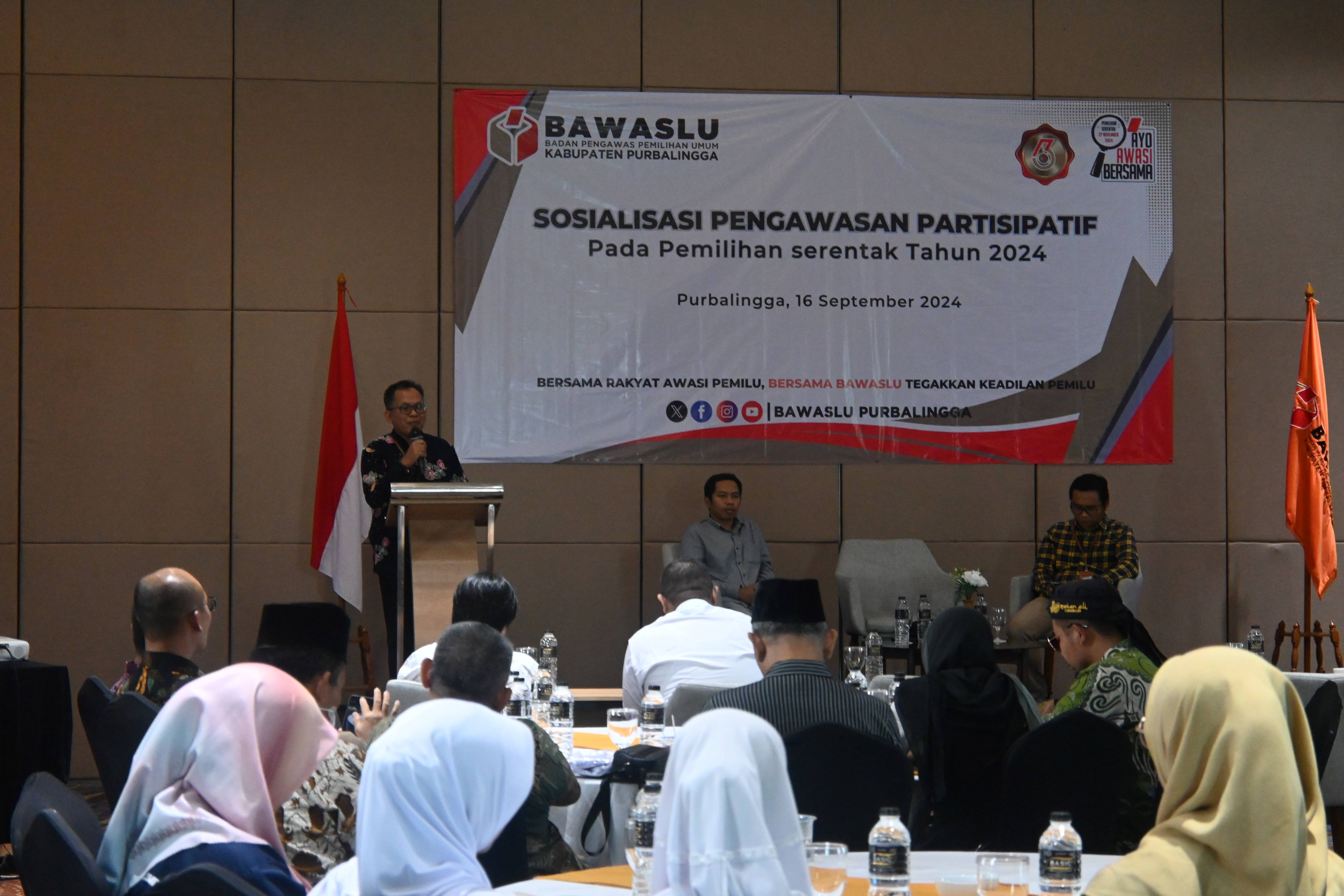 Jelang Kampanye, Bawaslu Purbalingga Ajak Kepala SMA Sederajat Komitmen Jaga Netralitas