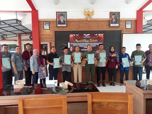 Awasi Pleno DPSHP, Panwaslucam Rembang Minta PPK Tindaklanjuti Saran Perbaikan