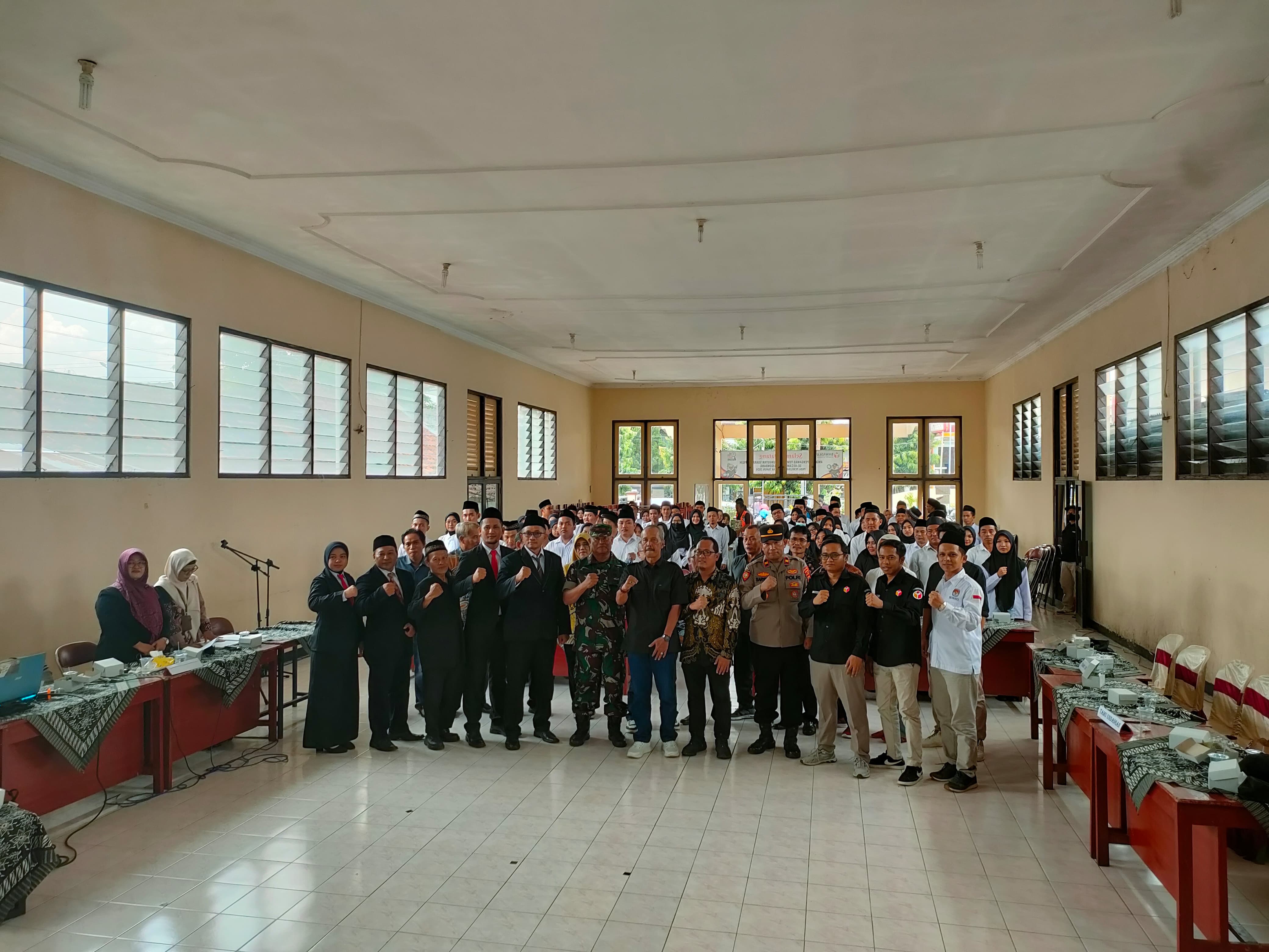 Bawaslu Jateng Hadiri Pelantikan PTPS Kecamatan Kaligondang, Ini Pesan Yang Disampaikan