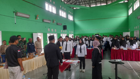 107 Pengawas TPS Se-Kecamatan Rembang Dilantik, Diharapkan Jaga Integritas dan Koordinasi yang Baik