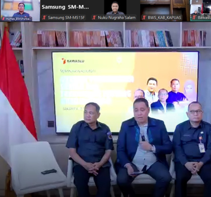 Bawaslu Purbalingga Ikuti Seminar Nasional Literasi Pengawasan Pemilu dan Peluncuran Katalog Buku