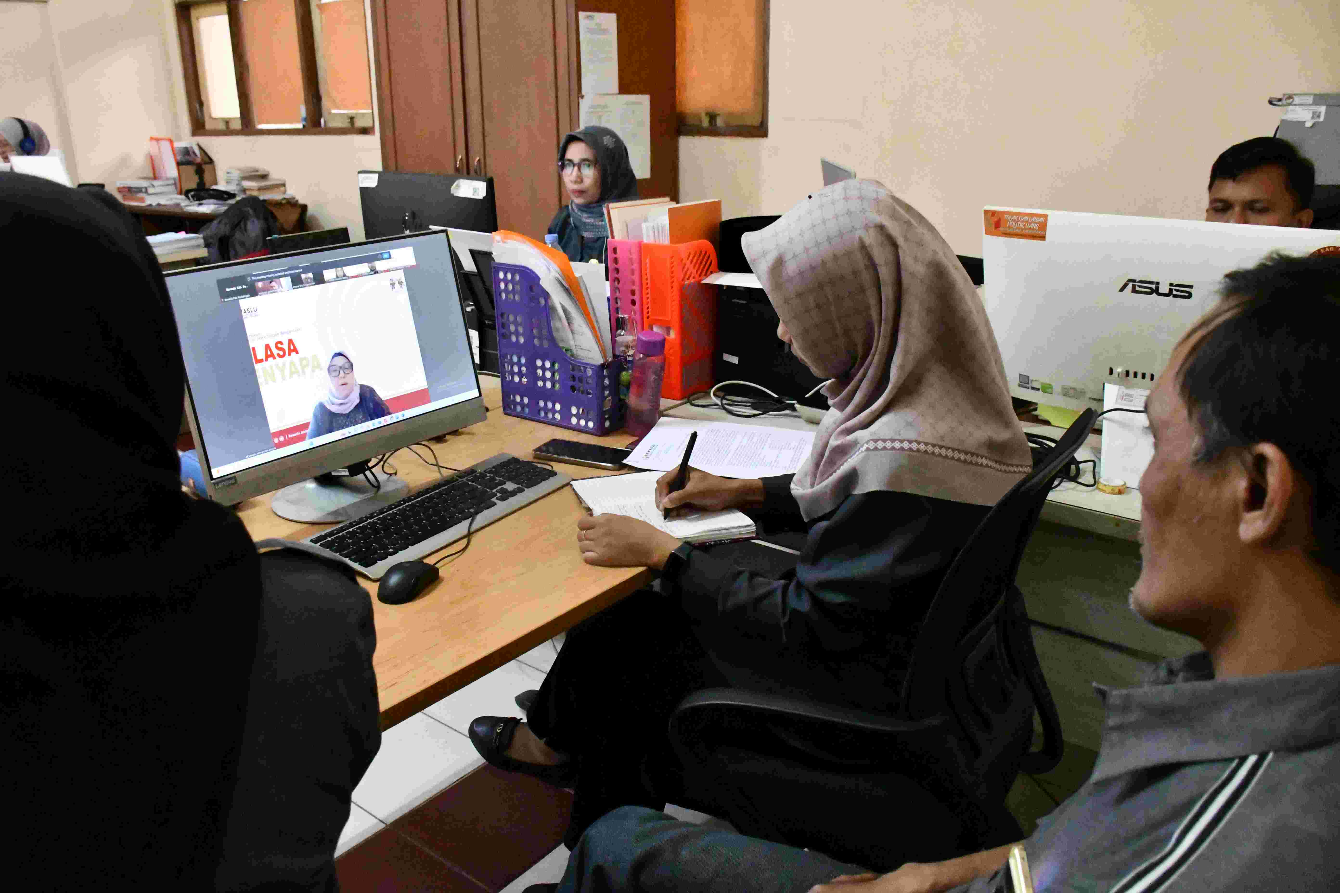 Bawaslu Kabupaten Purbalingga Ikuti Diskusi Hukum “Selasa Menyapa”, Bahas Pemungutan Suara Ulang di Kabupaten Bungo