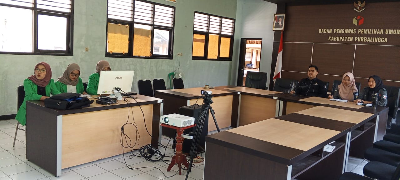 Bawaslu Purbalingga Ikuti Diskusi Hukum "Selasa Menyapa" Bahas Tantangan Pembentukan Pengawas Pemilu Adhoc