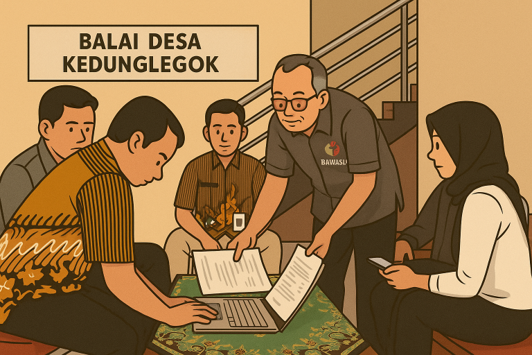 Dasari Hasil Uji Petik PDPB, Bawaslu Purbalingga Sampaikan Saran Perbaikan Data Pemilih ke KPU