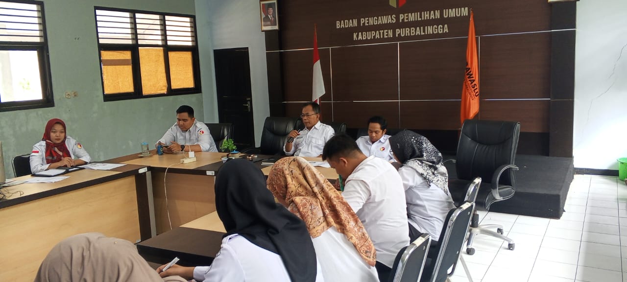Sampaikan DIM Perbawaslu No. 3 Tahun 2022, Bawaslu Purbalingga Usulkan Sejumlah Perubahan Pasal