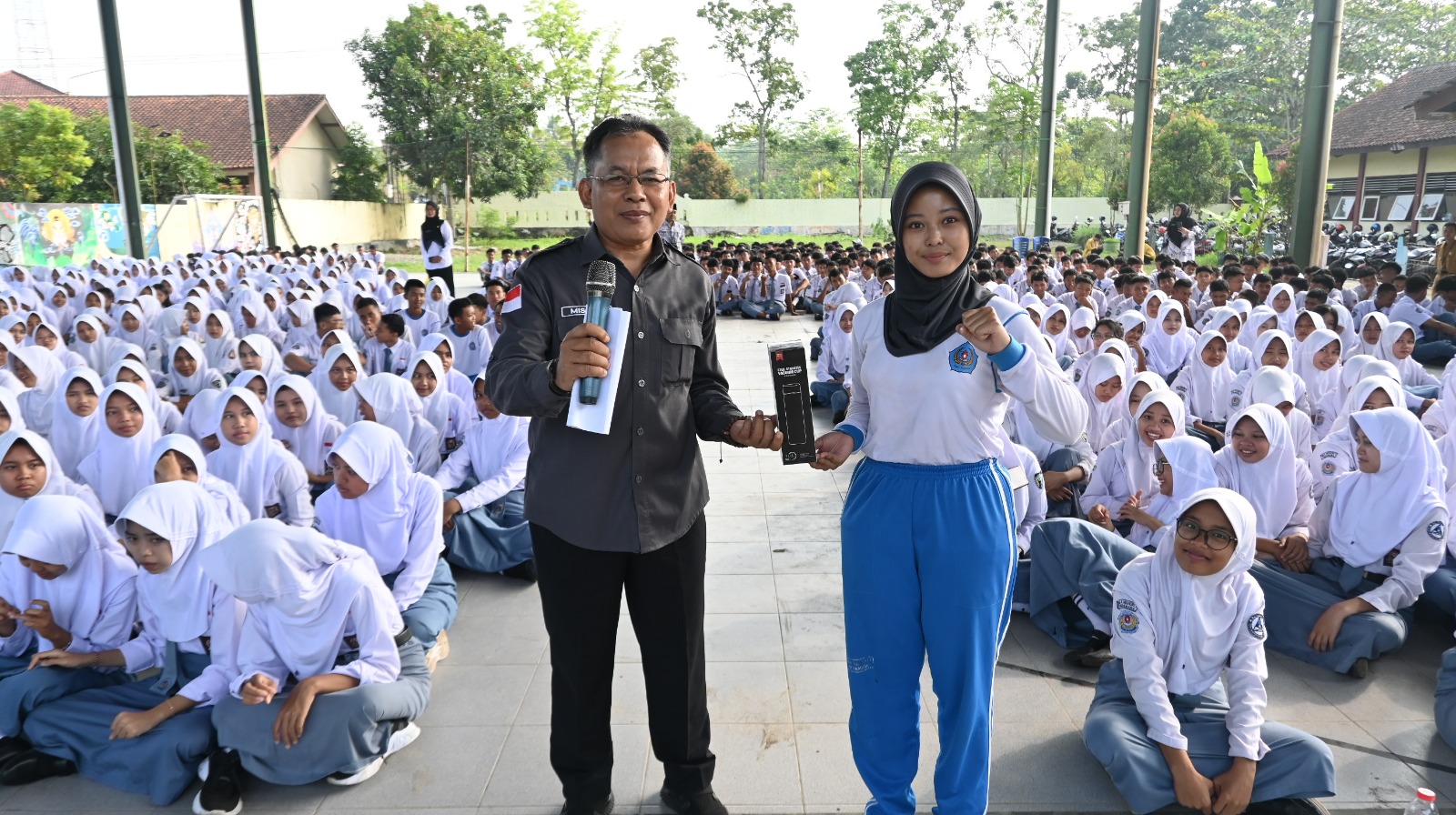 Bawaslu Purbalingga Ajak 850 Siswa SMA N 1 Padamara Jadi Pengawas Partisipatif