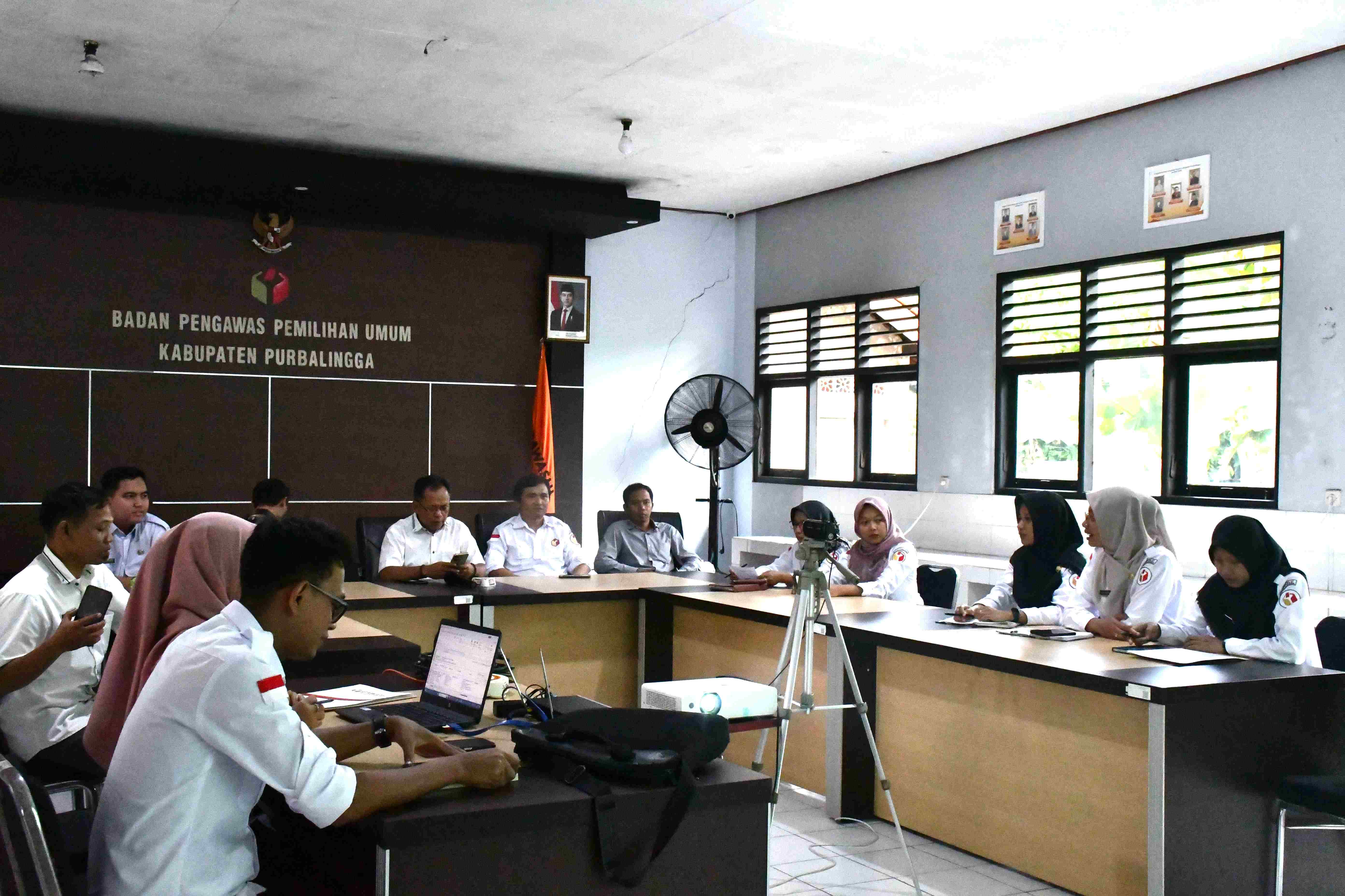 Bawaslu Purbalingga Ikuti Rapat Persiapan Penguatan Kelembagaan se-Jawa Tengah  