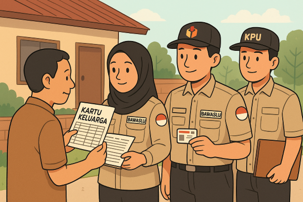 Awasi Coklit Terbatas, Bawaslu Purbalingga Terjunkan Enam Tim Pengawasan