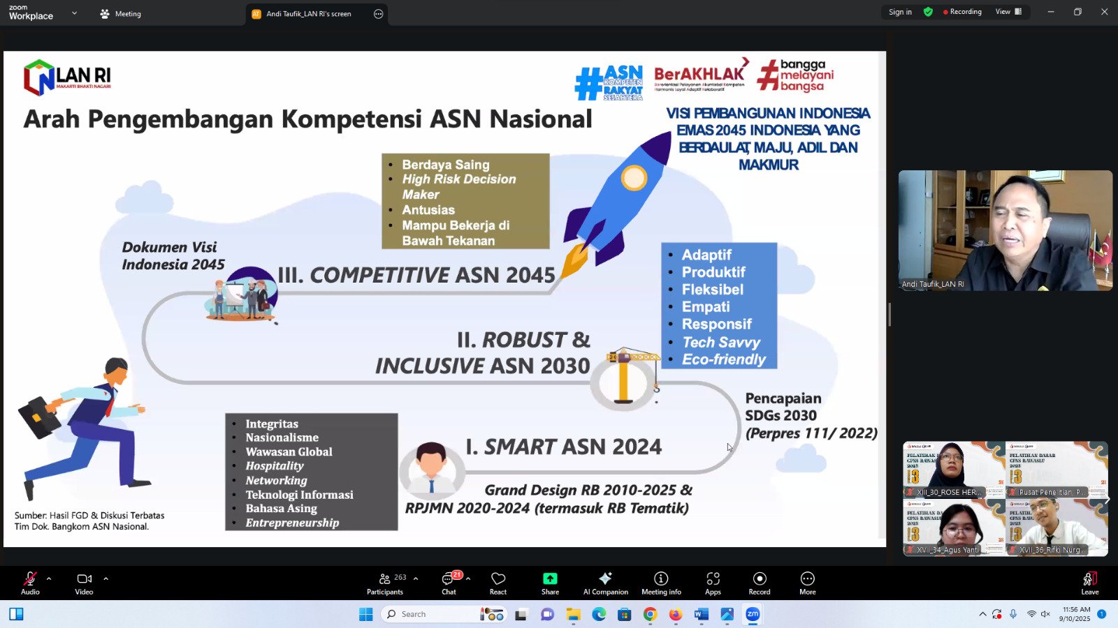 Ikuti Latsar, CPNS Bawaslu Purbalingga Wajib Kembangkan Potensi sesuai Core Value ASN