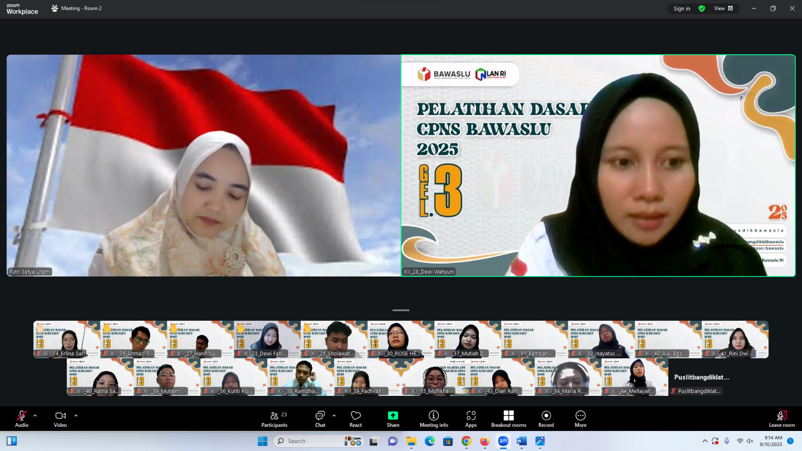 Ikuti Latsar, CPNS Bawaslu Purbalingga Ikuti Pendalaman dan Penguatan Isu Strategis 