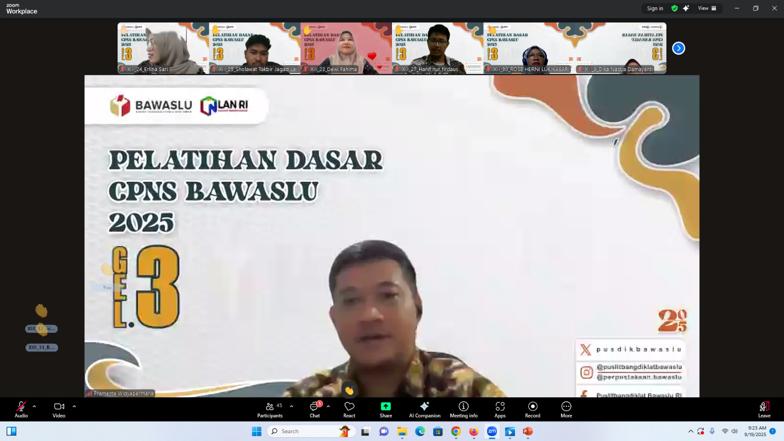 CPNS Purbalingga Ikuti Pelatihan Dasar BerAKHLAK secara Virtual, Fokus Nilai Loyal dan Adaptif