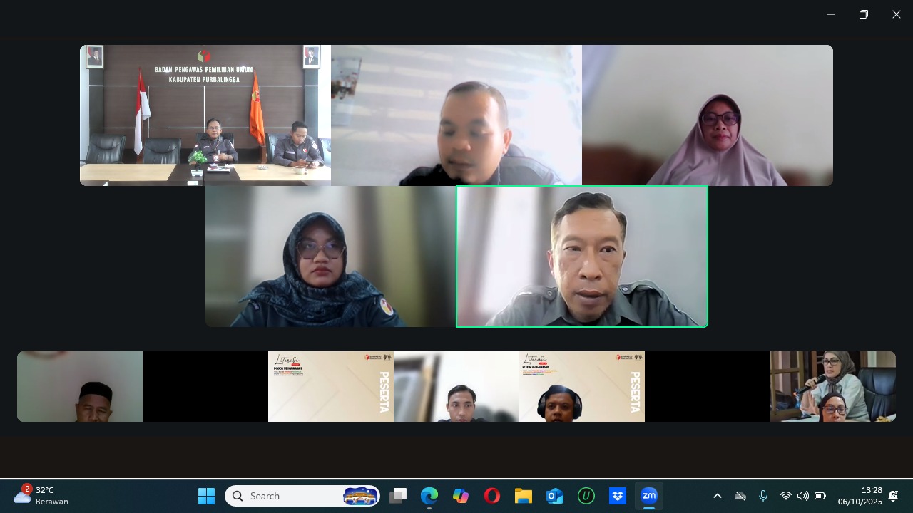 Evaluasi Pengawasan Pemutakhiran Data Pemilih Bekelanjutan, Ini Catatan Penting Bawaslu Purbalingga