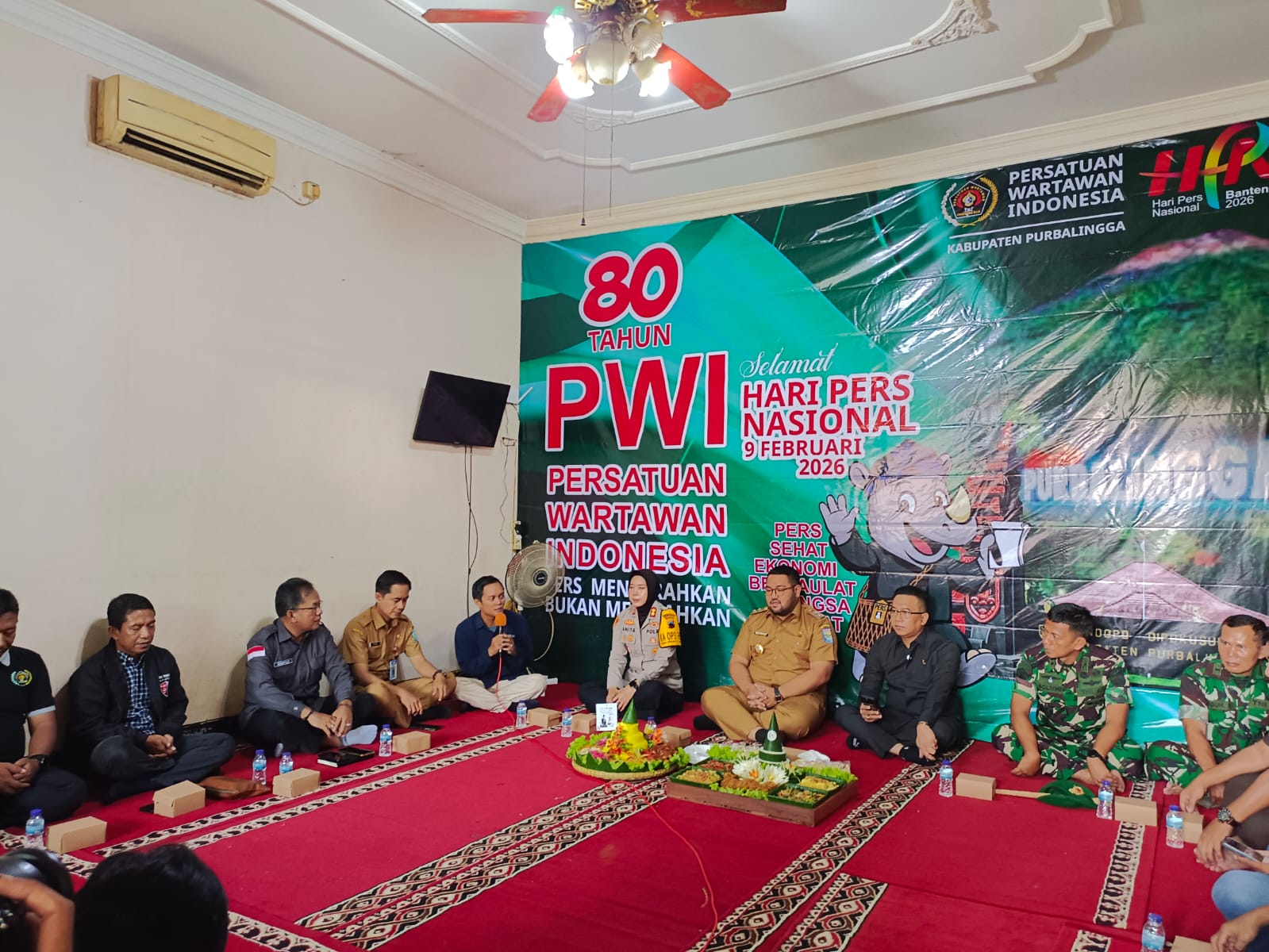 Hadiri Tasyakuran Hari Pers Nasional, Bawaslu Purbalingga Apresiasi PWI sebagai Mitra Strategis