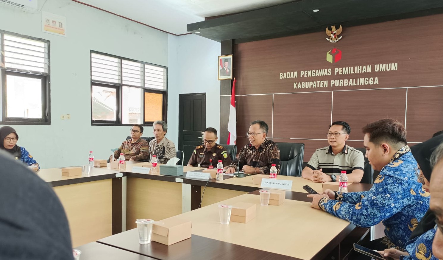 Perkuat Gakkumdu, Bawaslu Purbalingga Gandeng Kepolisian dan Kejaksaan Evaluasi Penanganan Pelanggaran
