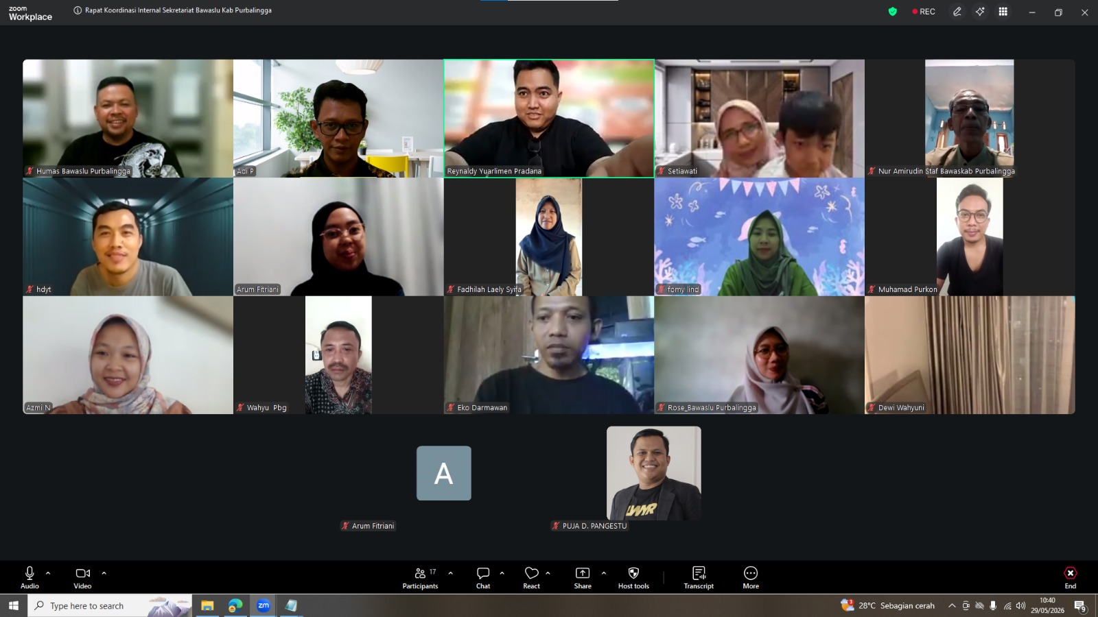 Rapat Sekretariat, Fokus Evaluasi dan Persiapan Program Juni