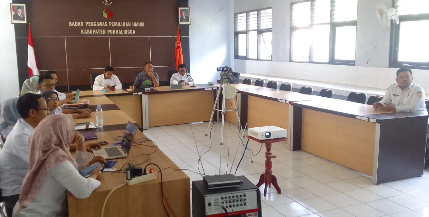 Perkuat Tata Kelola, Bawaslu Purbalingga Ikuti Rakor Penyusunan IKU Sekretariat Bawaslu Jateng