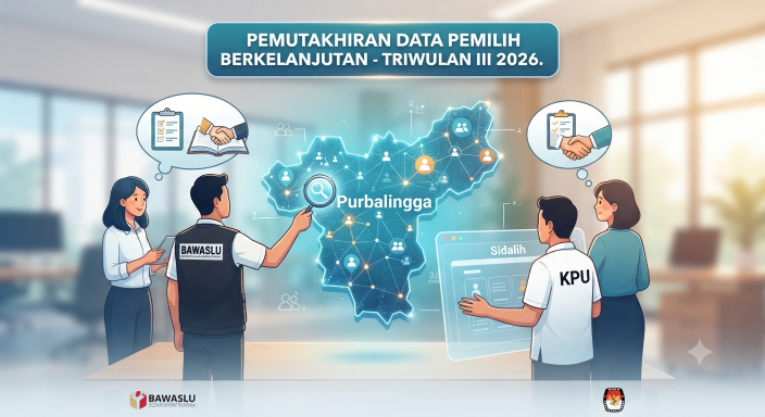 Jaga Integritas Data Pemilih, Bawaslu Purbalingga Layangkan Imbauan ke KPU untuk Triwulan III 2026