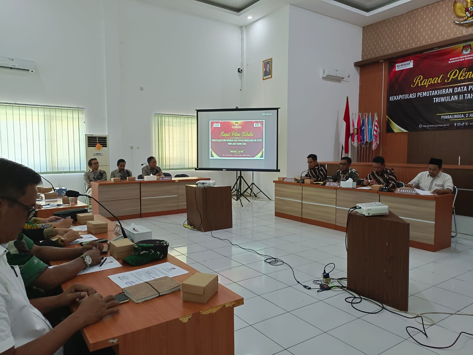 KPU Purbalingga Catat Kenaikan Data Pemilih Berkelanjutan di Triwulan II 2026
