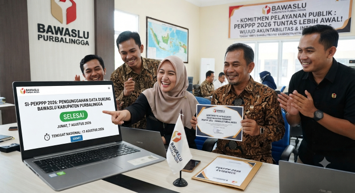 Bawaslu Purbalingga Rampungkan Data PEKPPP 2026 Lebih Awal dari Tenggat Nasional