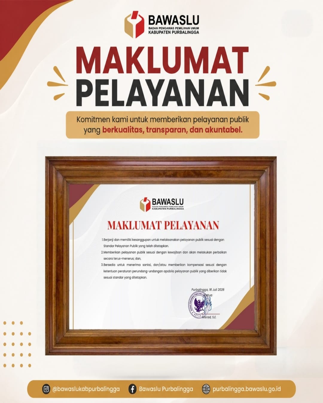 Maklumat Pelayanan
