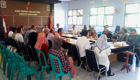 Rakor Persiapan Pengawasan Pemutakhiran Data Pemilih