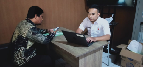 Sesi Supervisi Staf Sekretariat Bawaslu Provinsi Jawa Tengah kepada Staf Bawaslu Kabupaten Purbalingga