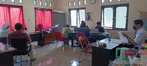 Proses penerimaan pendaftaran PTPS di Kecamatan Purbalingga