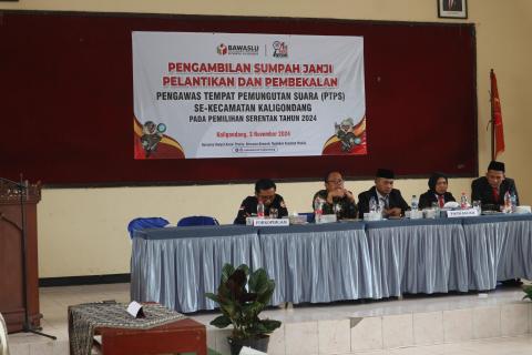 Pelantikan PTPS Kaligondang