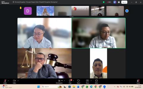 Perkuat Tata Kelola Logistik, Bawaslu Purbalingga Ikuti Sosialisasi Mitigasi Risiko Pengadaan Barang dan Jasa