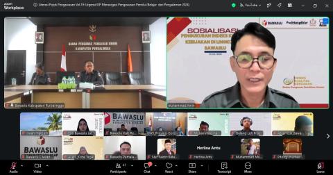 Perkuat Mitigasi Pengawasan Pemilu 2029, Jajaran Bawaslu Purbalingga Ikuti Diskusi "Pojok Pengawasan" Bawaslu Jateng