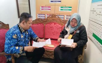 Optimalkan Pencegahan, Panwascam Kalimanah Sampaikan Surat Himbauan Netralitas ASN