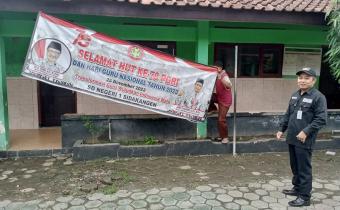 Dorong Netralitas ASN, Panwaslu Kecamatan Kalimanah Imbau Sekolah Negeri Copot Spanduk Bergambar Calon DPD