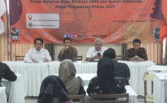 Cegah Hoax, Bawaslu Kabupaten Purbalingga Gandeng Gugus tugas Pengawasan Dunia Maya