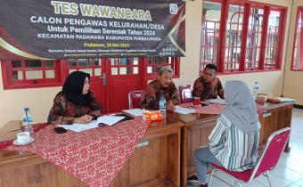 Calon Panwaslu Kelurahan/Desa Kecamatan Padamara Jalani Tes Wawancara