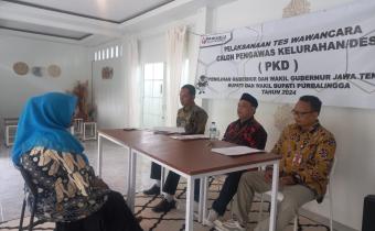 Sebanyak 9 Pendaftar Panwaslu Desa Karangreja Ikuti Tes Wawancara