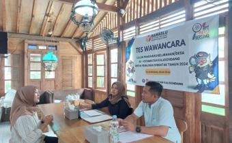Panwaslu Kecamatan Kaligondang Gelar Tes Wawancara Calon Pengawas Kelurahan/Desa