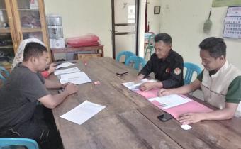 Pastikan Pelayanan Pendaftaran Pantarlih Selalu Buka, Panwaslu Desa Kertanegara Lakukan Koordinasi 