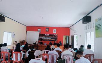 Monitoring Pelantikan Pantarlih, Panwaslucam Karangmoncol Tekankan Hal Berikut