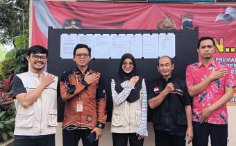 Pengumuman Pendaftaran Pantarlih Dipasang Serentak,  Panwaslu Desa Se Kecamatan Kertanegara Turun Serempak