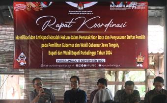 KPU Purbalingga Identifikasi Masalah Hukum Pemutakhiran Data Pemilih, Bawaslu Ingatkan Hal Ini
