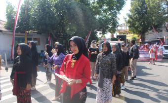 Bawaslu Purbalingga Ajak TNI, Polri, ASN Hingga Kepala dan Perangkat Netral Melalui Pawai Kebangsaan