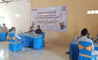 Panwaslu Kecamatan Karanganyar Gelar Tes Wawancara Calon Pengawas Tempat Pemungutan Suara