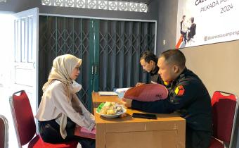 Panwaslu Kecamatan Pengadegan Gelar Tes Wawancara Calon PTPS Pemilihan Serentak 2024